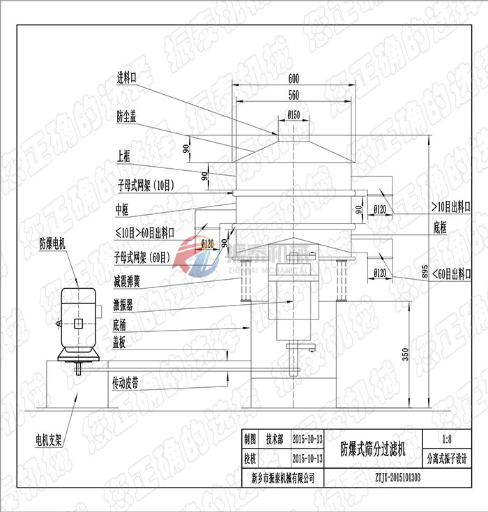 防爆式塑料筛